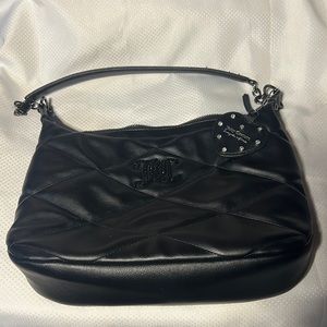 Juicy Couture Faux Leather Purse AS-IS needs new Shoulder Strap Upcycle
